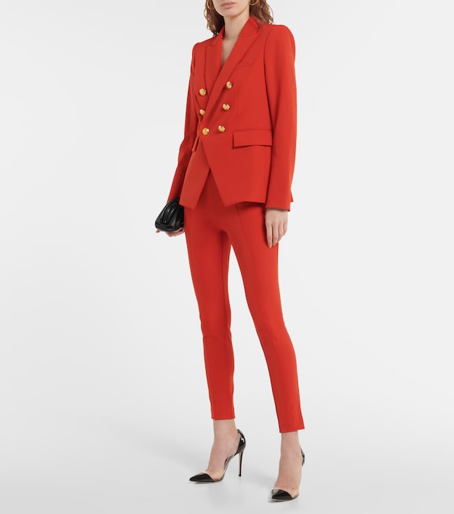 Veronica Beard High-rise skinny scuba pants
