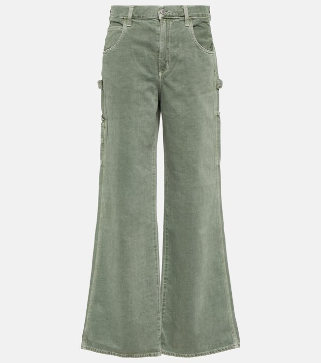 Mid-Rise Wide-Leg Jeans Magda | Agolde