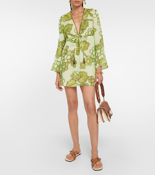 Etro Printed ramie tunic