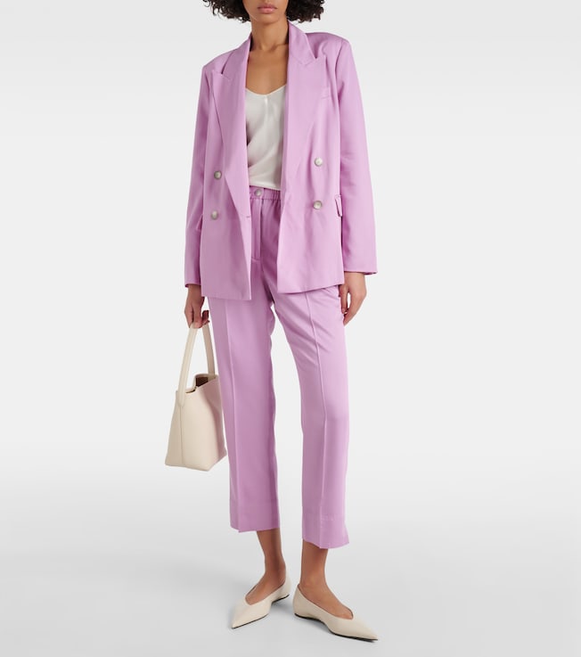 JOSEPH Tottenham cropped straight pants