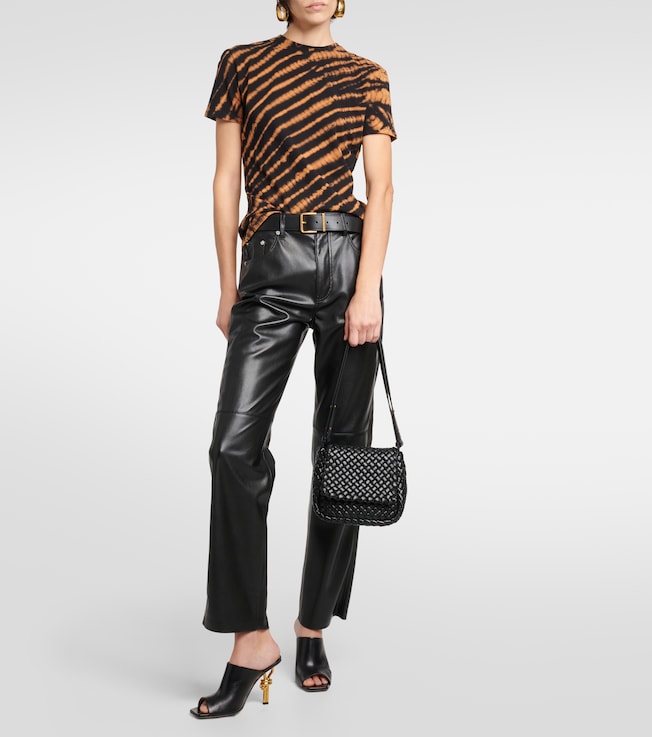 Proenza Schouler White Label Finley tie-dye cotton-blend T-shirt