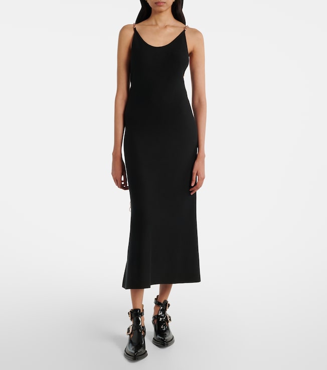 Gabriela Hearst Adeona chain-detail silk maxi dress