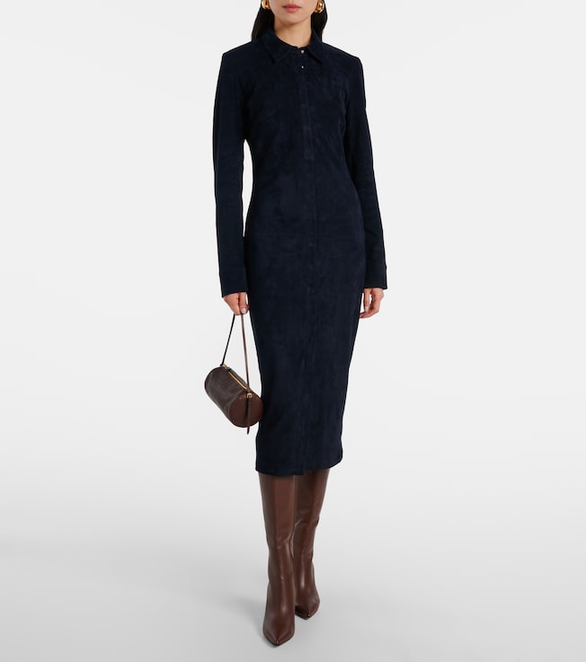 Stouls Becky suede shirtdress