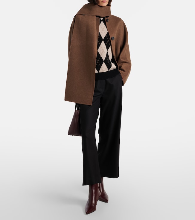 S Max Mara Wool flannel sweatpants