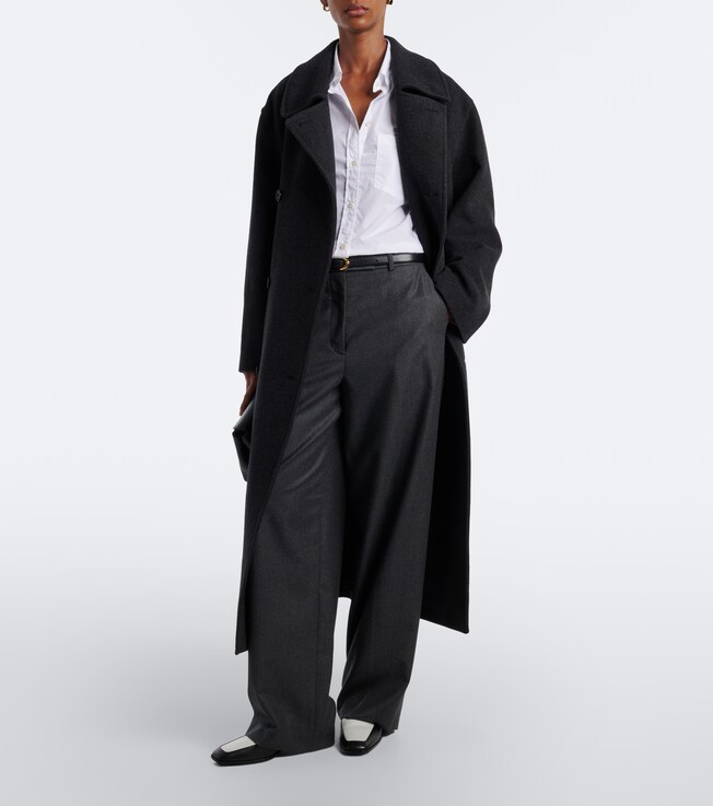 Róhe Virgin wool wide-leg pants