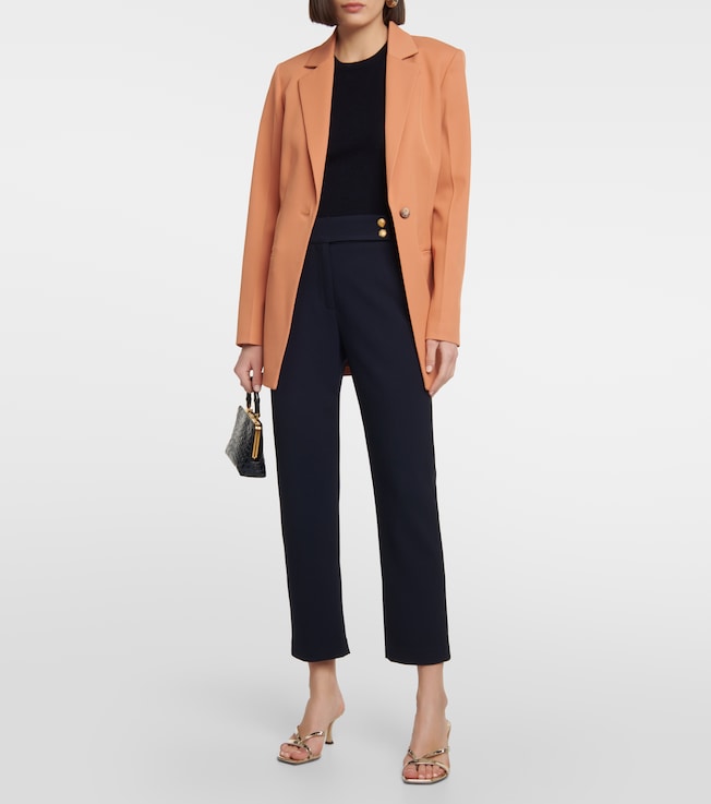 Veronica Beard Renzo high-rise slim cropped pants