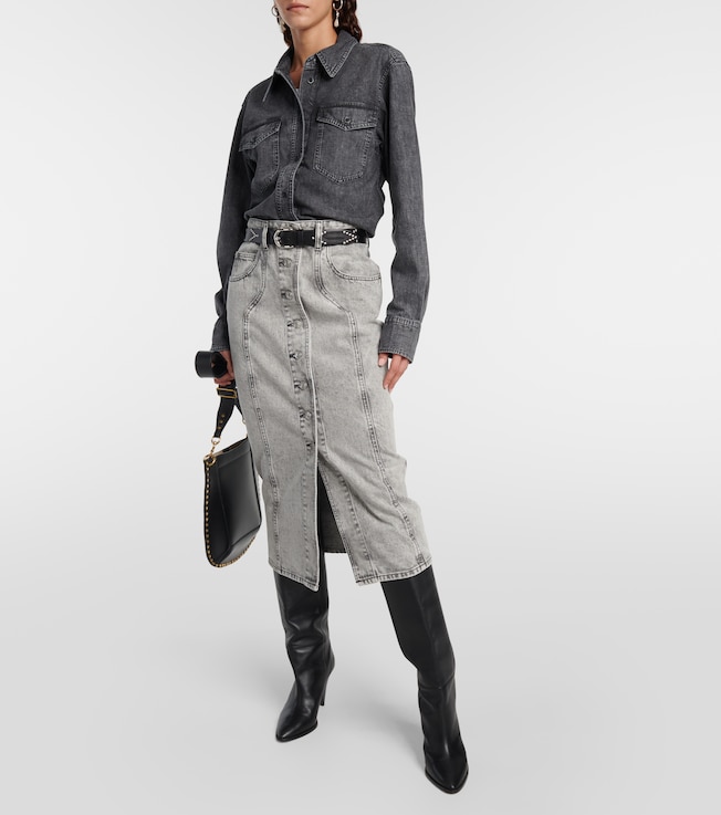 Marant Étoile Danis cotton denim shirt