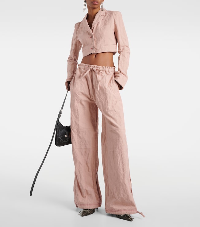 Acne Studios Paginol cotton-blend wide-leg pants 