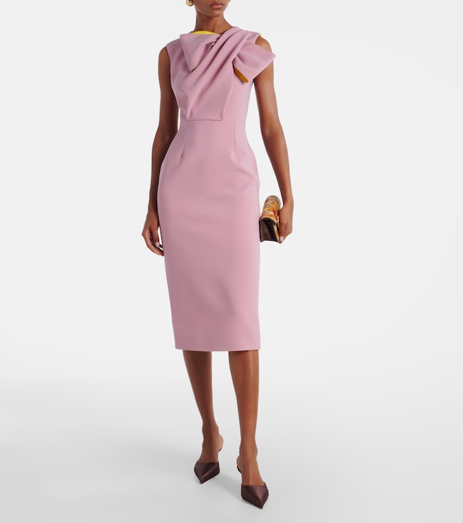 Roksanda Bow-detail crêpe dress