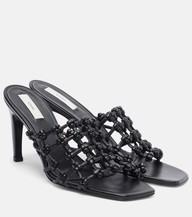 TOTEME Woven leather sandals