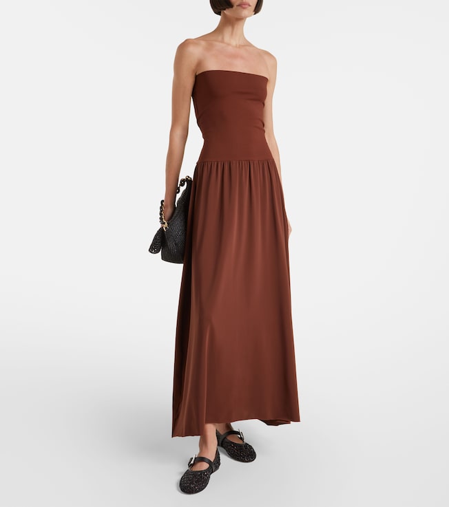 Eres Oda pleated maxi dress