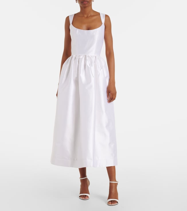 Markarian Apple cotton and silk midi dress
