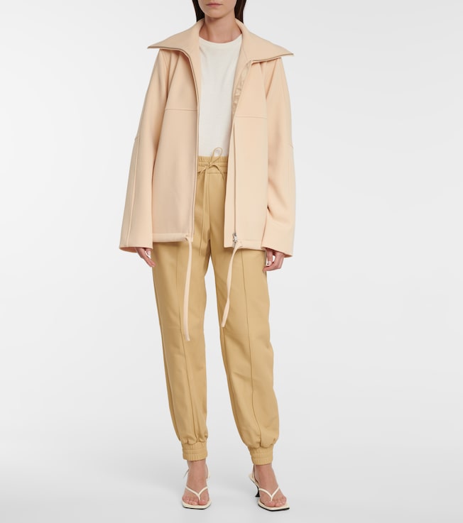 Jil Sander Ankle-zip leather pants