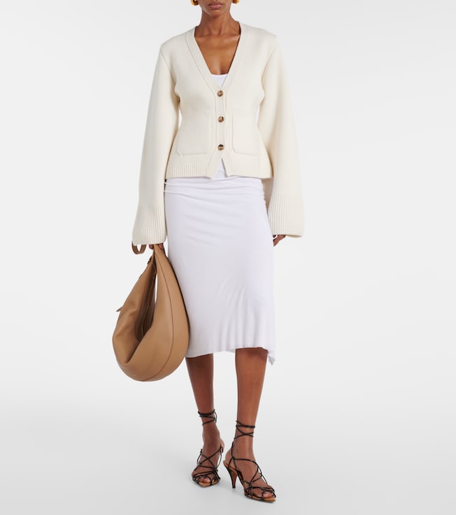 KHAITE Scarlet cashmere cardigan