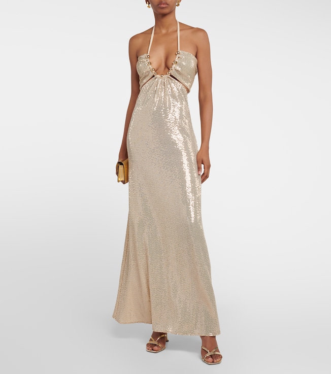 Dodo Bar Or Byonce sequined maxi dress