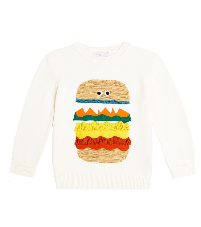Verzierter Pullover aus Baumwolle | Stella McCartney Kids