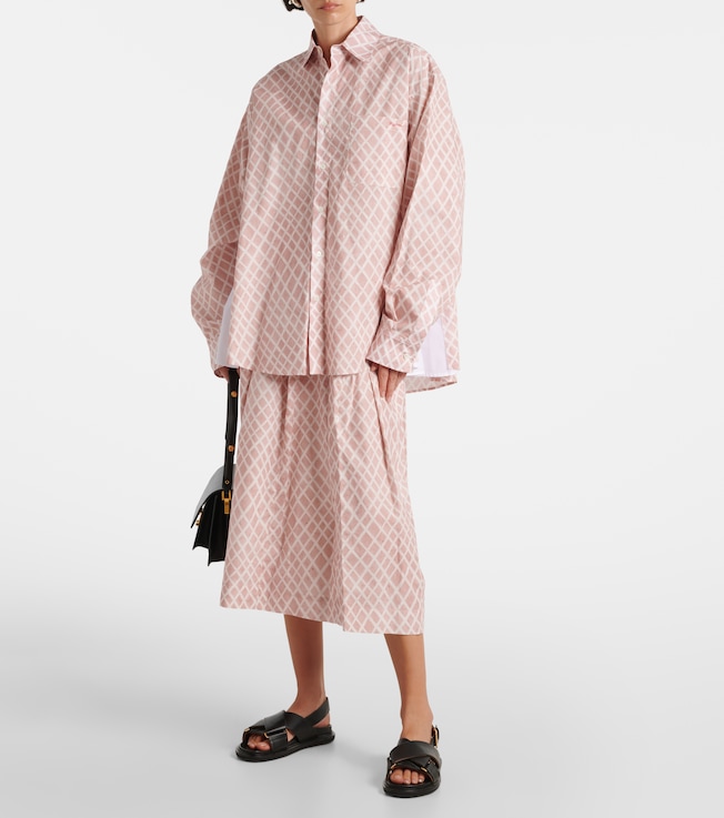 Marni Checked cotton poplin shirt