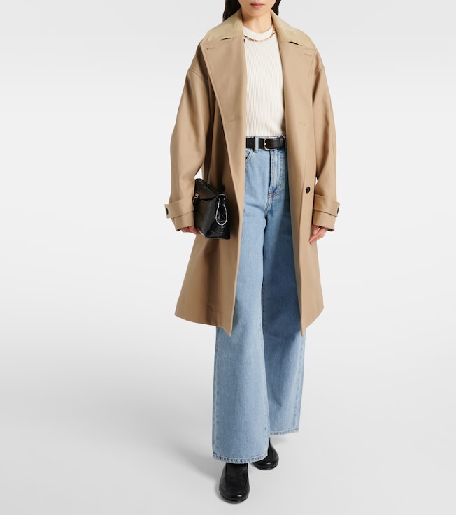 Róhe Ribbed-knit cotton-blend top