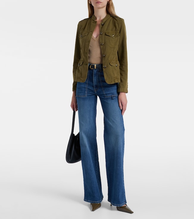 Nili Lotan Mona cotton and linen jacket