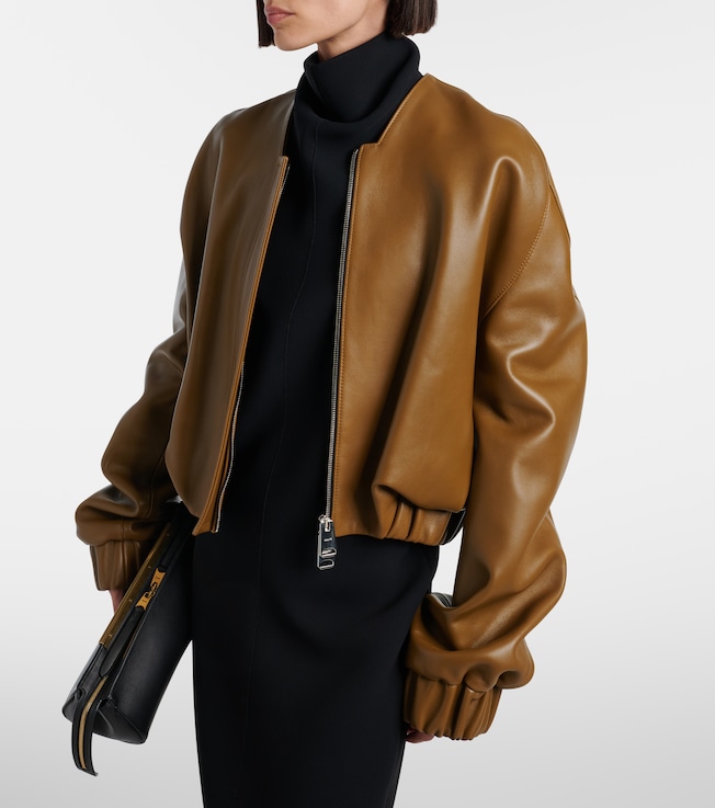 KHAITE Cordan leather jacket