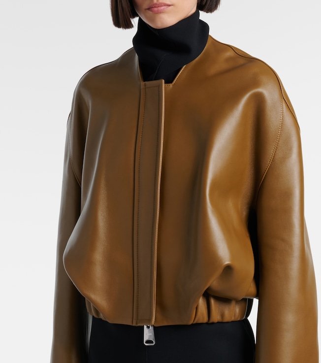 KHAITE Khaite Cordan leather jacket
