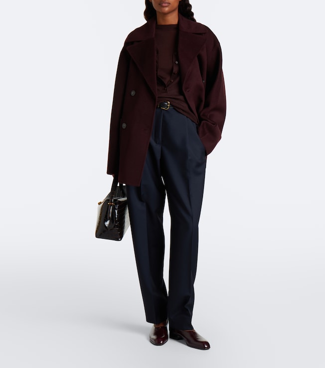 JOSEPH Flavia wool and cashmere peacoat