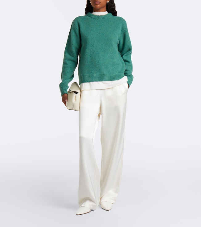 Róhe Satin wide-leg pants