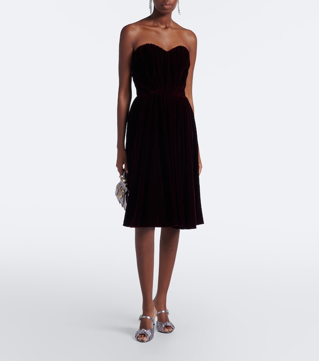 Dolce&Gabbana Dolce & Gabbana Velvet bustier dress
