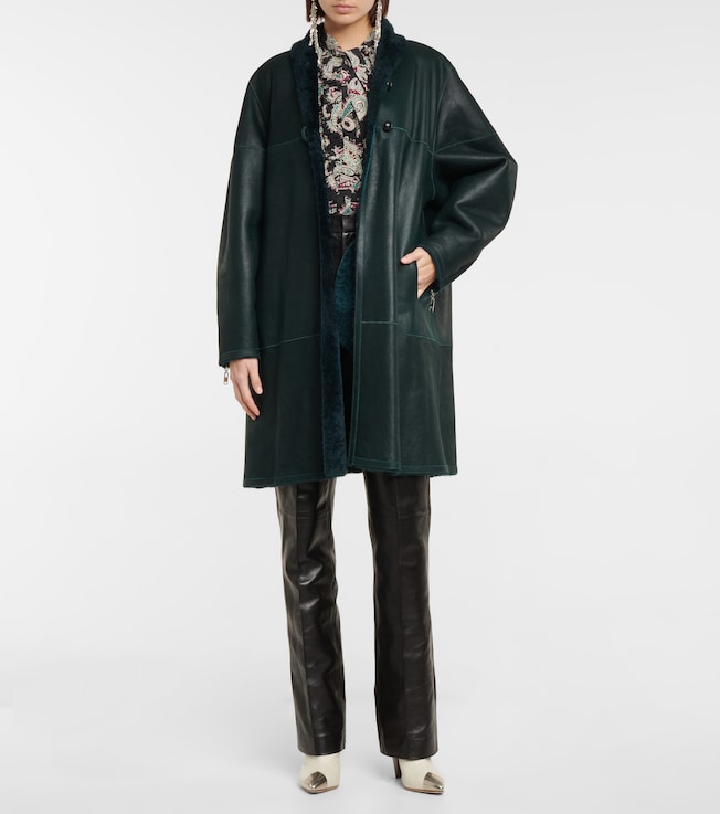 Isabel Marant Abazoe reversible shearling coat