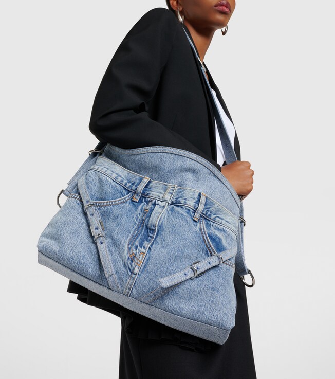 Voyou Medium denim shoulder bag | Givenchy