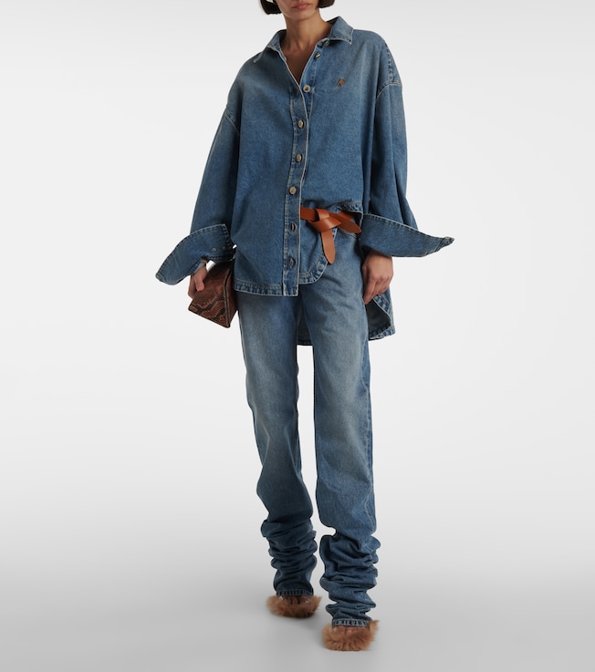 THE ATTICO Mid-rise straight jeans