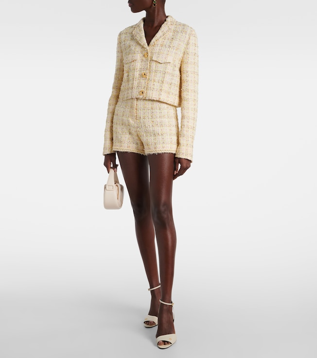 Giambattista Valli Checked cotton-blend jacket