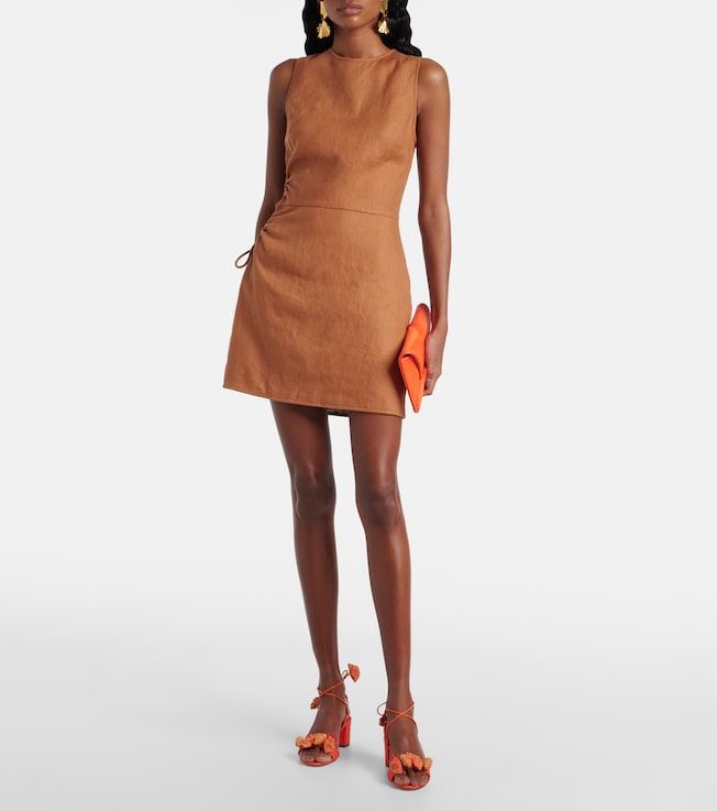 SIR. D'Orsay linen minidress