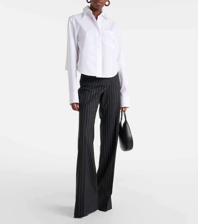 Sportmax Ceppo cotton-blend poplin shirt