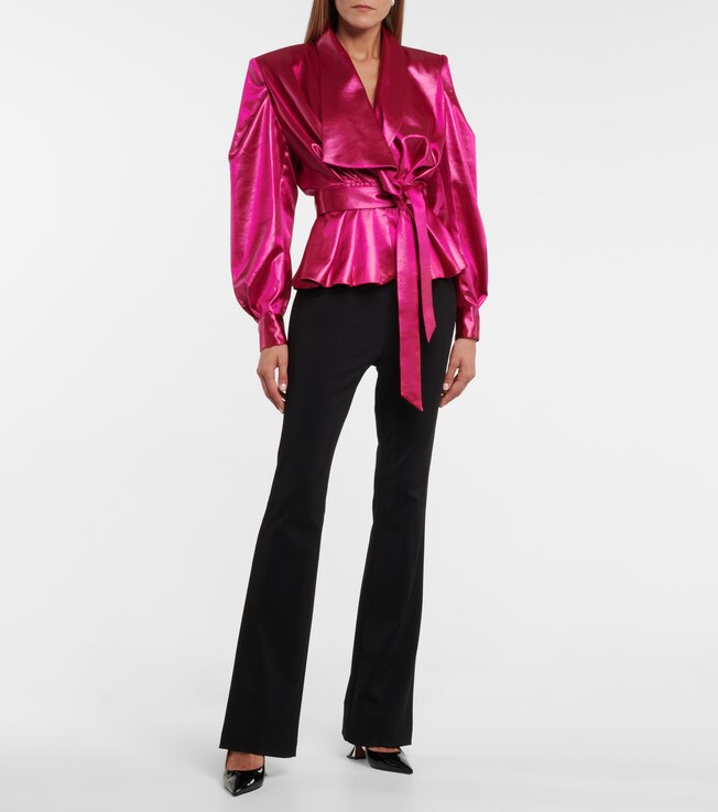 Alexandre Vauthier Belted lamé jacket