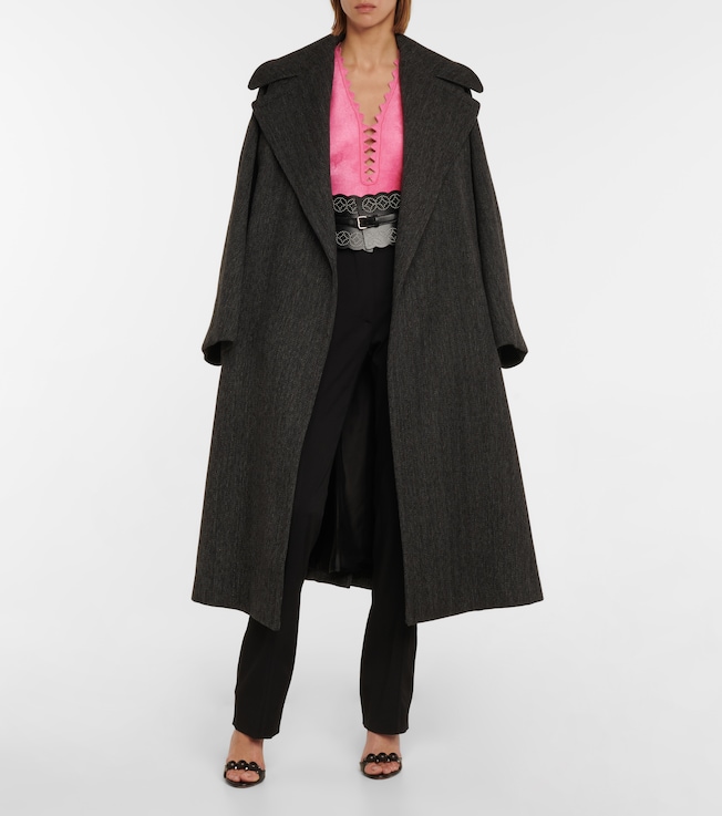Alaïa Wool-blend bodysuit