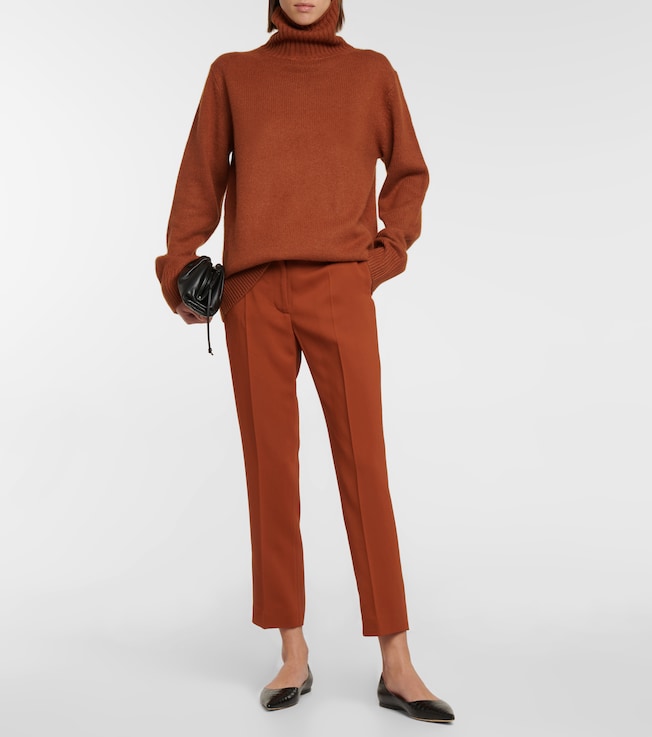 JOSEPH Coleman high-rise gabardine pants
