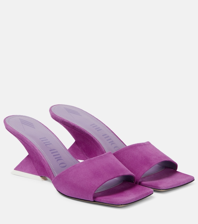 THE ATTICO Cheope 60 suede mules