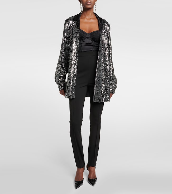 Dolce&Gabbana High-rise stirrup leggings