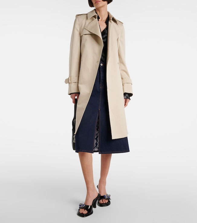 Burberry Cotton and silk trench coat