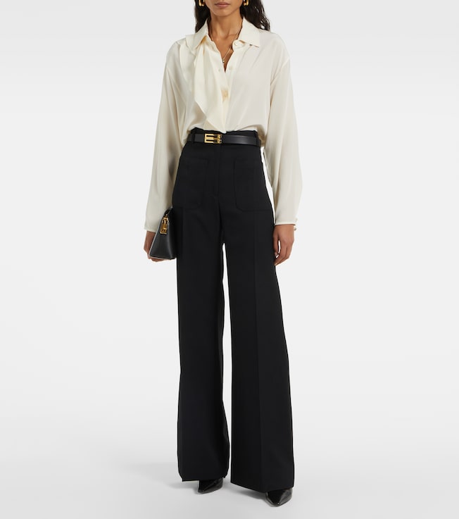 Victoria Beckham Alina high-rise wide-leg pants