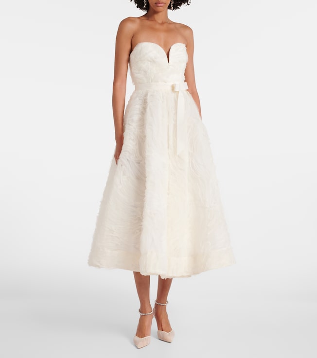 Rebecca Vallance Bridal Willow tulle midi dress