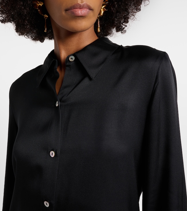 Vince Vince Silk-blend satin shirt