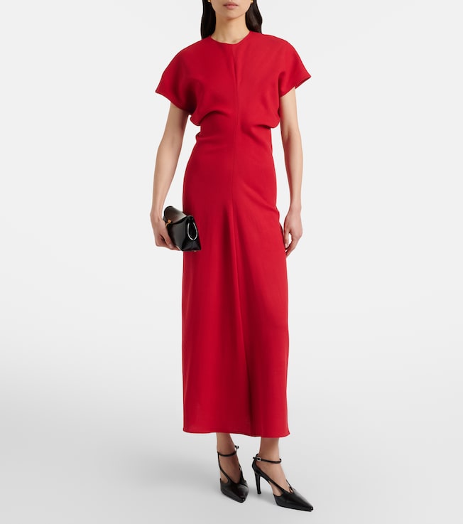TOTEME Slouch wool maxi dress