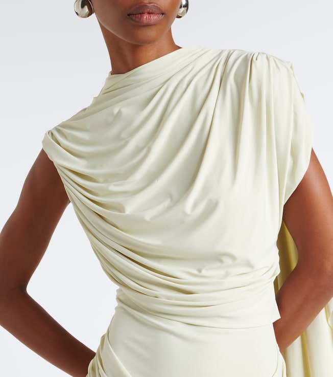 DE LA VALI De La Vali Draped jersey gown