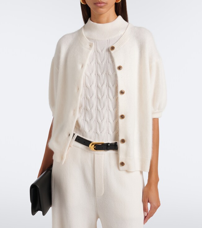 LISA YANG Lisa Yang Lucianne brushed cashmere cardigan