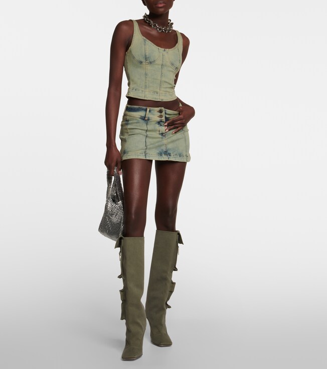 KNWLS Harley denim miniskirt