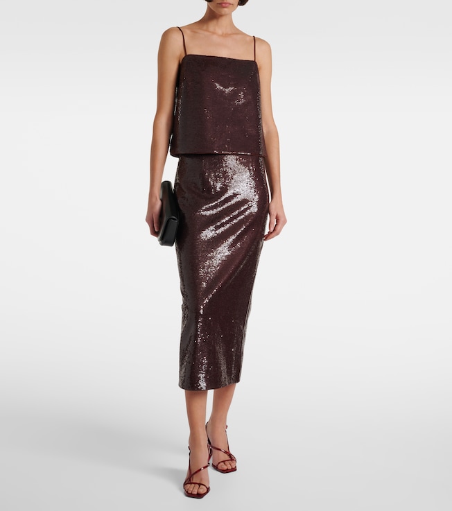 Roland Mouret Sequined top