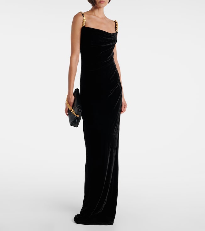 Balmain Jersey maxi dress