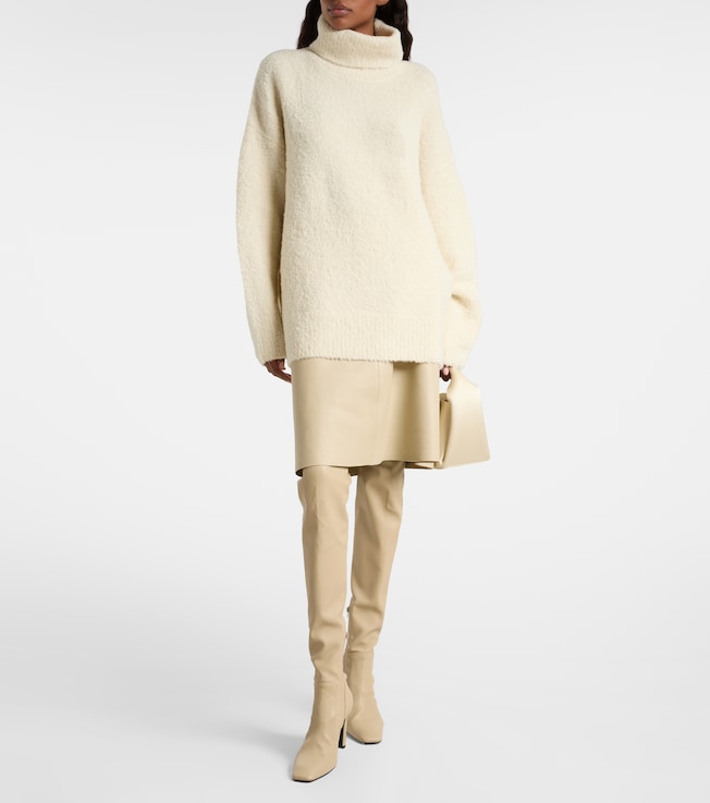 TOTEME Alpaca and wool-blend turtleneck sweater